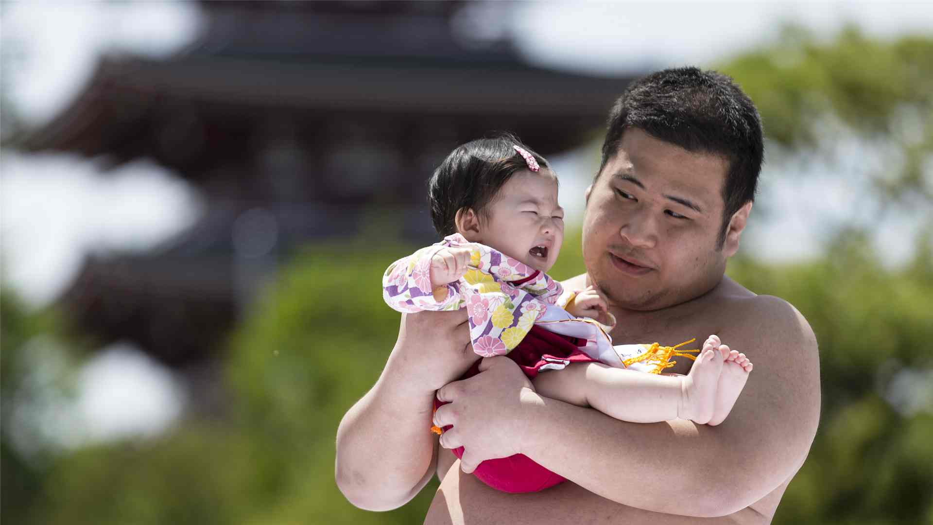 Une Competition De Pleurs De Bebes A Tokyo Japon Cgtn