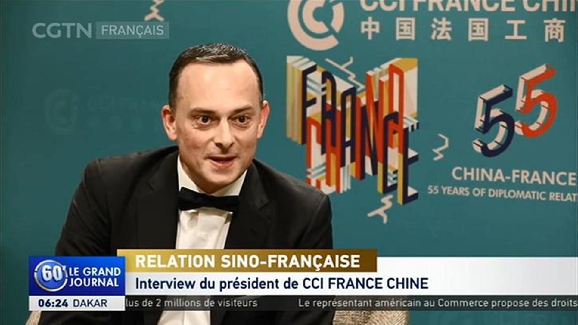 Interview Du Président De CCI France Chine - CGTN