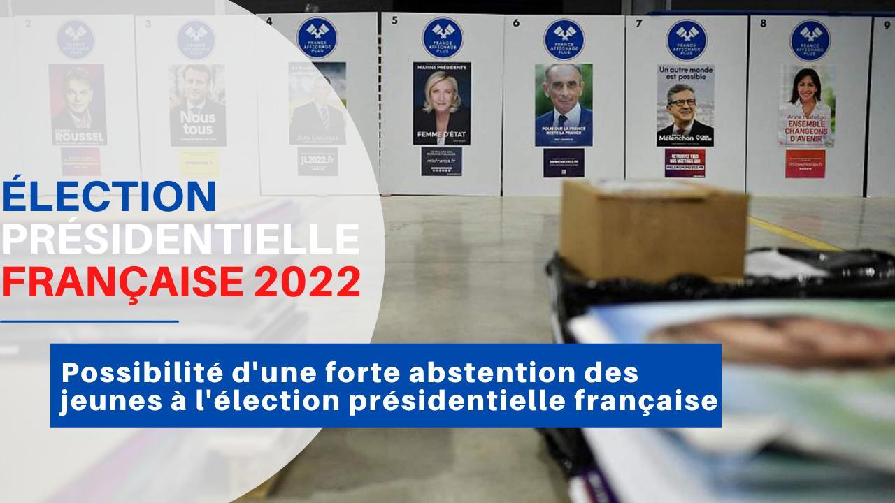 Présidentielle 2022 en France possibilité d'une forte abstention des